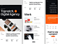 Topnotch - Digital Agency by Kukuh Andik for Sebo on Dribbble