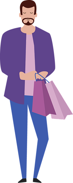 扁平插画小人物-扁平人物参考- 插画人物-考酮小人素材- 扁平插画