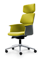 The Tola conference and office chair is designed for work environments where distinctions between executives, management and work teams are fading. The modular design with its overlapping back shells offers a wide variety of applications, ranging from off