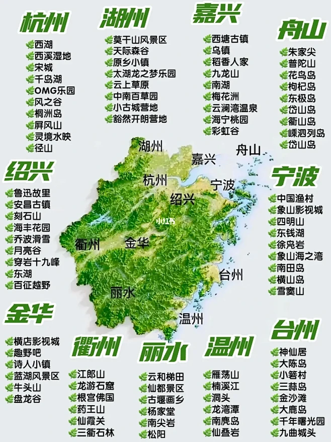 夏季旅游‍♀️江浙沪周边游好去处 ️周末游_5643517030-花瓣网