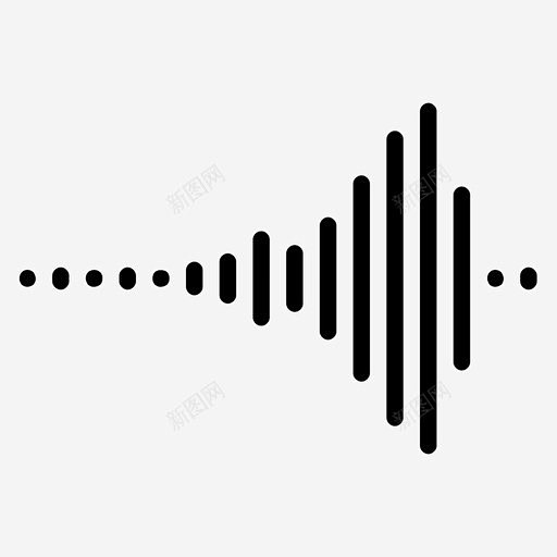 声音模拟波音波图标