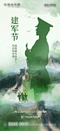 地产八一建军节借势海报-源文件