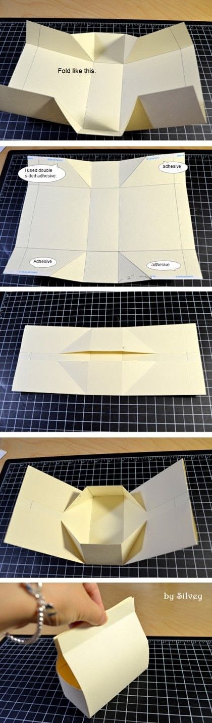 folded box -- No cut...