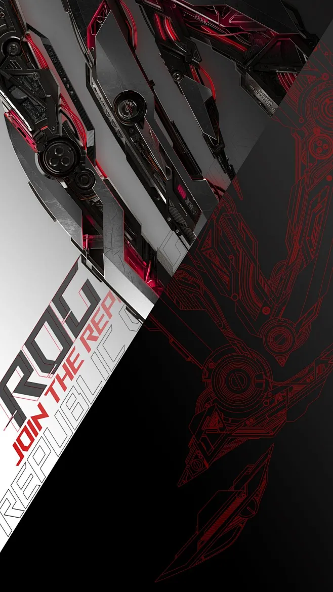 其中包括图片：Rog wallpaper-花瓣网