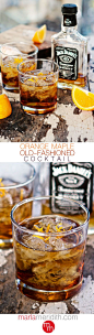 Orange Maple Old-Fashioned Cocktail | A Whiskey Lover's Drink | MarlaMeridith.com: 