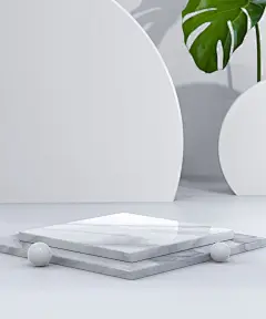 叶子，大理石板，圆，背景，场景