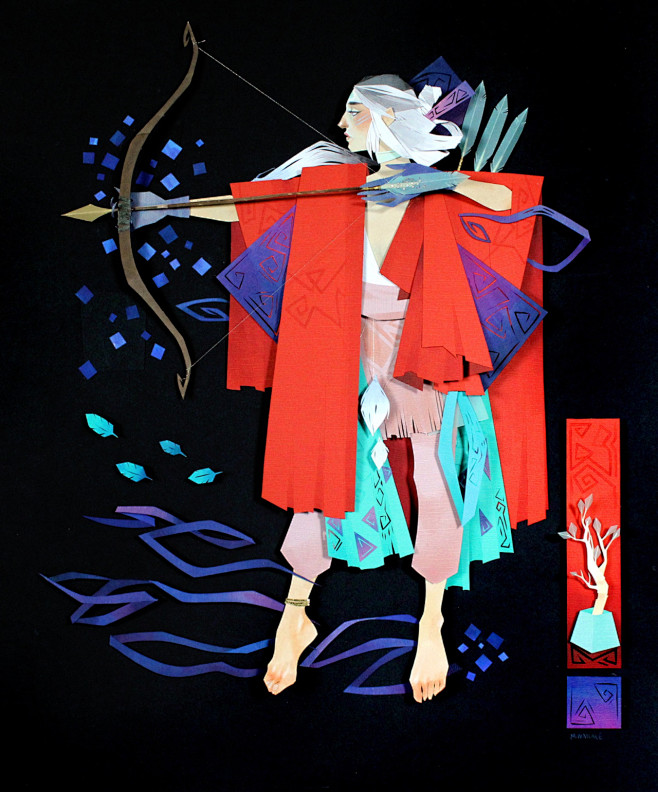 Vibrant Mythical Sce...