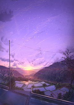 无象美术采集到动漫场景