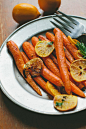 Cumin Roasted Carrots and Meyer Lemon当美食遇到摄影 #吃货# #料理# #饼干# #下午茶# #甜品#