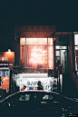 店 商店 夜 灯 风水 汽车