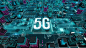 5G数字技术概念3D渲染