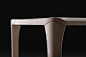 Rectangular solid wood table SWEL by Artisan