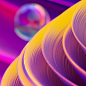Liquid Shapes Project (+Freebie) : Awesome 3D illustrations in liquid style. Shapes and colors is the main idea.  Freebie inside!
