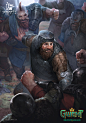 Puttkamer , Grafit Studio : It's very important for a good soldier to peel potatoes properly. Another illustration for the brilliant GWENT card game by CD Projekt Red. <br/><a class="text-meta meta-link" rel="nofollow" href=&q