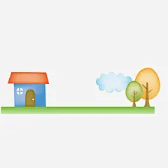 卡通简约装饰房子海报设计png免抠素材_新图网 https://ixintu.com 房子 建筑 卡通建筑标识 卡通房子 插画扁平化 简约房子 广告设计 网页设计