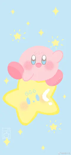 星之卡比！
九宫格！
卡通 手机壁纸 cr：奶香小呆