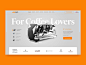 Hero Carousel For Coffee Machine Distributor网站咖啡机浓咖啡转盘互动设计咖啡动​​画互动英雄标题网页灵感网格排版最小ui设计