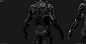 Exoskeleton Concept Design - FRAMESHIFT GAME CONCEPT ART, Andrea Chiampo : Frameshift Cybernetics, a division of Frameshift Corporation, had created many cybernetic devices to augment human function. Aural and Ocular implants were used to convey informati
