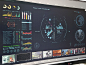 Futuristic GUI for Scifi Short colors black minimal hud gui ui data dataviz scifi