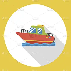 海船平面图标