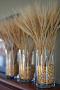 Wheat and corn arrangement.