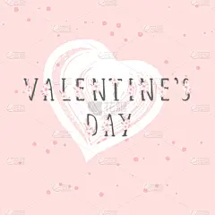 情人节卡,摇滚乐,心型,背景聚焦,华丽的,无忧无虑,浪漫,复古风格,模板,二月