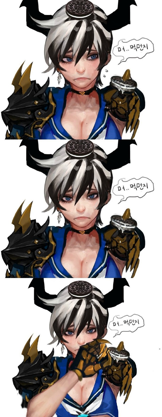 韩国插画师表情帝성수민日常练习