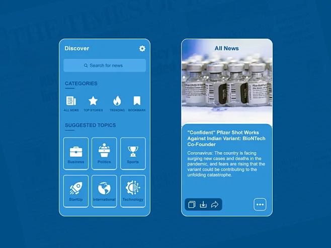 app design Mobile APP UI news News App News Mobile App ui design-花瓣网