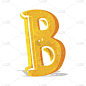 卡通字母B