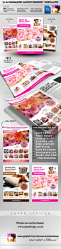 3x A4 PSD Magazine Advert Templates 杂志广告模板素材源文件-淘宝网