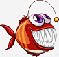 世界海洋日卡通灯笼鱼 页面网页 平面电商 创意素材
