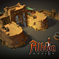 Albion Online : Steppe 3d Buildings, Airborn Studios : Since early 2016 we had been working with the friendly souls over at Sandbox Interactive, contributing concepts as well as 3D assets for the world of Albion Online. Much of our time was spent on defin