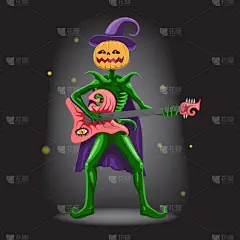 南瓜,性格,帽子,可爱的,农业,华丽的,蔬菜,贺卡,摆拍