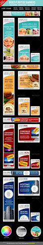 Multipurpose Web Banners - GraphicRiver Item for Sale