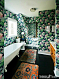 田园风格墙纸贴图之卫生间—土拨鼠装饰设计门户1