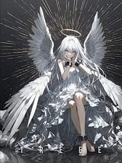 壁纸｜被囚禁的天使✨ - 小红书