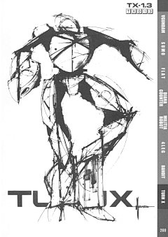 赛得·米德 （Syd Mead) 美国工业设计大师，科幻设计师，插画艺术家等。Mead Gundam Complete Scans 高达逆A 机械设定集共328P 此页面为 (273)