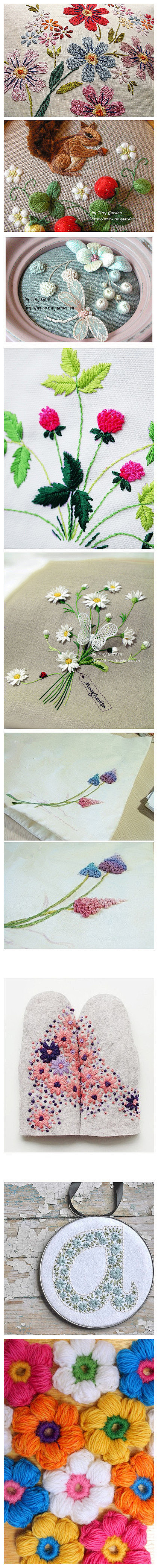  手工DIY 立体刺绣 手工制作 刺绣 ...