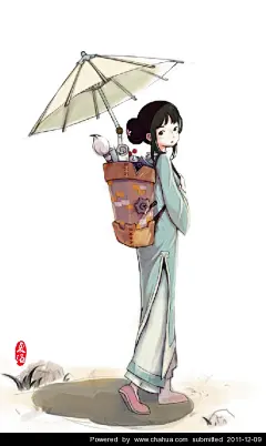 邪恶的天夏的插画画廊展厅