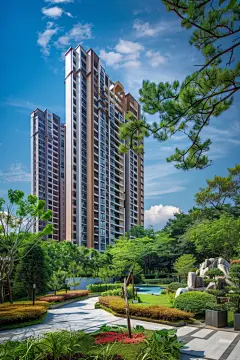 城市小区绿化环境规划图