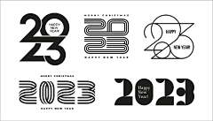奔跑的小追采集到2023新年字体设计