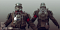 Wolfenstein: Old Blood Elite armor, Tor Frick : Designed and built the armor for the elite troopers in Wolfenstein: The Old Blood. Underlying body not made by me.