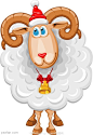  2015年羊-各种卡通小羊PNG免抠素材31张