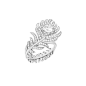 Plume de Paon Small Ring