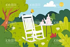 山坡森林自然插画  - 源文件下载【酷图网】卡通自然背景,手绘自然背景,森林背景,春天背景,踏春,郊外,郊外卡通插画,山坡,野花,卡通森林,大森林,大自然插画,手绘大自然,大自然背景,原野,森林,自然,野外,旅游