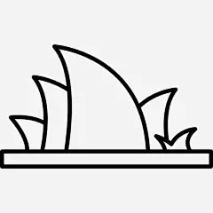 悉尼歌剧院图标免抠素材_新图网 https://ixintu.com 悉尼 歌剧院 澳大利亚 纪念碑