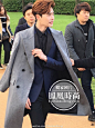  160111 李钟硕 Burberry 伦敦时装周