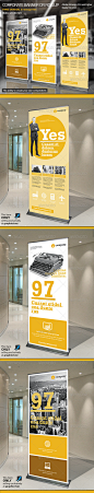 Corporate Banner or Rollup Vol 5 - Signage Print Templates