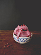 Raspberry Pink Peppercorn Sorbet | The Kitchy Kitchen