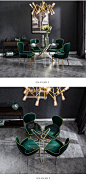 优梵艺术 Patrick后现代钢化玻璃小圆桌创意餐厅单人椅餐桌椅组合-tmall.com天猫